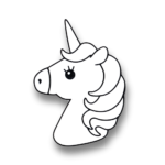 Jednorožec - přívěsek/magnetka