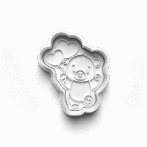 Medvídek se srdíčky