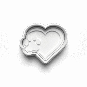 Srdíčko s tlapkou