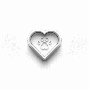 Srdíčko s tlapkou